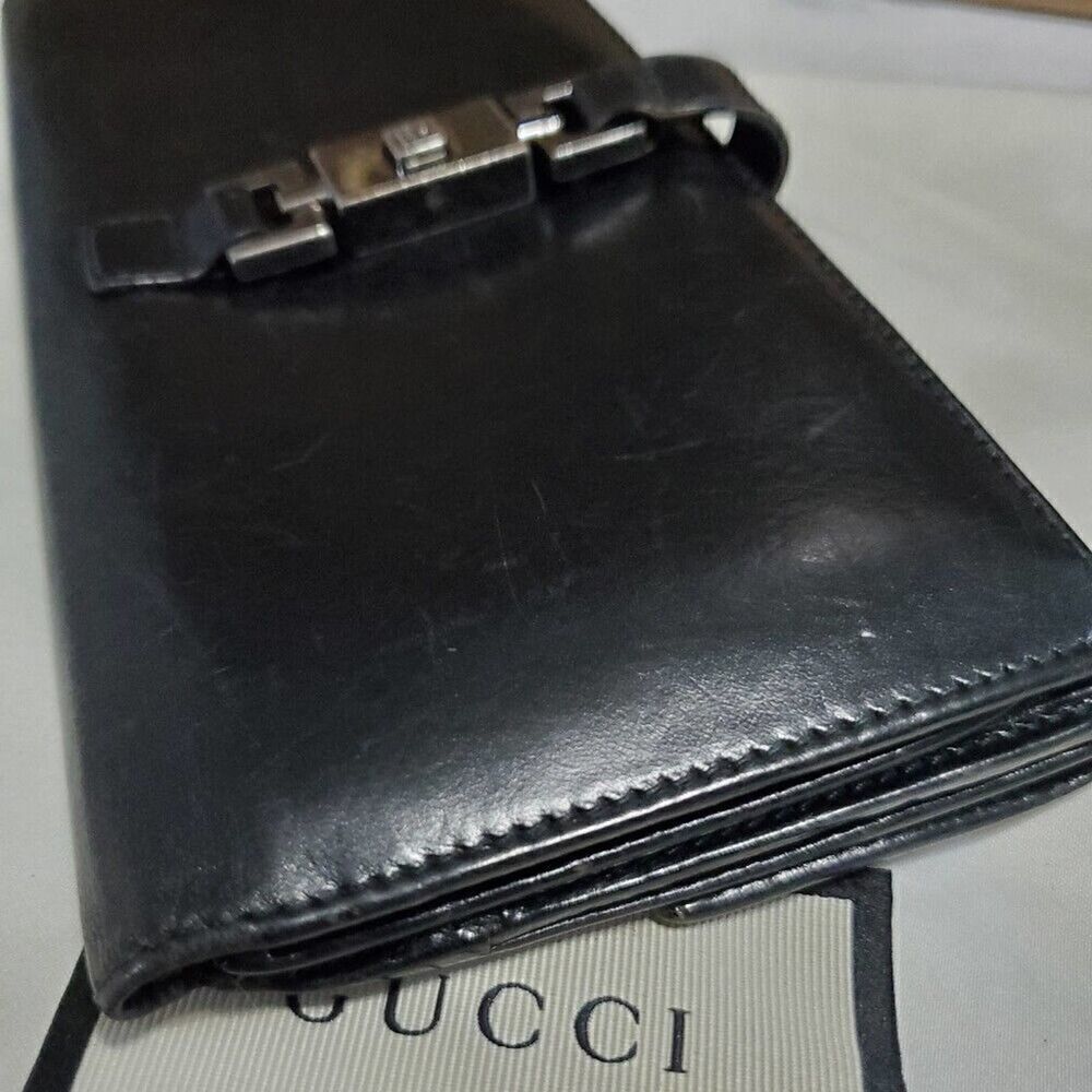 Gucci Black Leather Bifold Wallet. 03515022134. - Picture 4 of 8